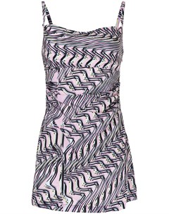 Короткое платье с абстрактным узором Maisie wilen