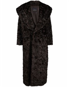 Фактурное пальто с широкими лацканами Alessia santi