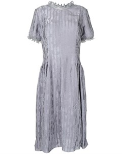 Шелковое платье с цветочным принтом Giorgio armani