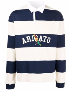 Полосатая рубашка регби с вышитым логотипом Axel arigato