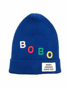 Шапка бини с вышитым логотипом Bobo choses