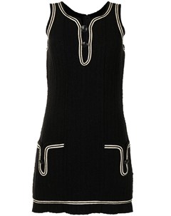 Короткое платье 2007 го года с контрастной отделкой Chanel pre-owned