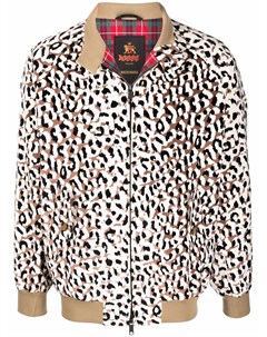 Куртка с леопардовым принтом из коллаборации с Wacko Maria Baracuta