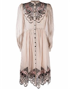 Платье рубашка Mockingbird с вышивкой Temperley london