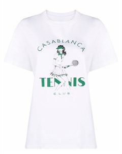 Футболка Tennis Club из органического хлопка Casablanca