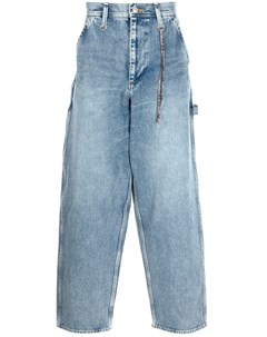 Прямые джинсы с завышенной талией Mastermind world