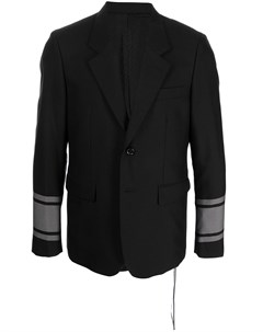Однобортный пиджак с вышивкой Mastermind world