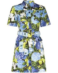 Платье рубашка мини с цветочным принтом Richard quinn