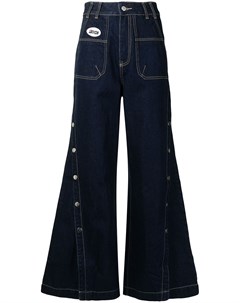 Расклешенные джинсы с пуговицами Ground zero