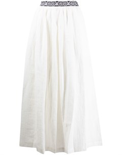 Льняная юбка с принтом Le sirenuse