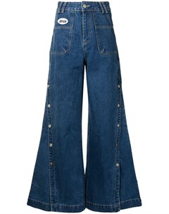 Расклешенные джинсы с пуговицами Ground zero