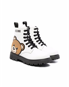 Ботинки Teddy Bear на шнуровке Moschino kids