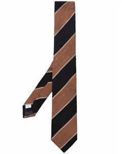 Шелковый галстук в полоску Tagliatore