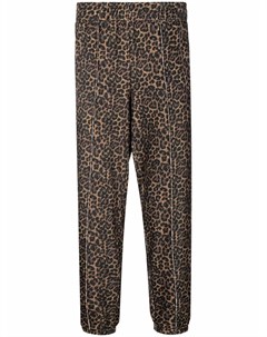 Зауженные брюки с леопардовым принтом Laneus