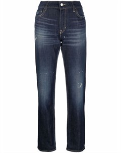 Прямые джинсы средней посадки Emporio armani