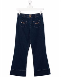 Расклешенные джинсы Elisabetta franchi la mia bambina
