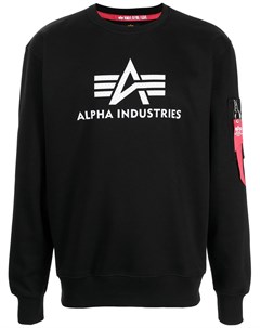 Флисовая толстовка с логотипом Alpha industries