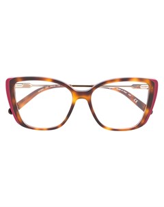 Очки в квадратной оправе черепаховой расцветки Salvatore ferragamo eyewear