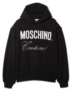 Худи Moschino Couture со стразами Moschino kids