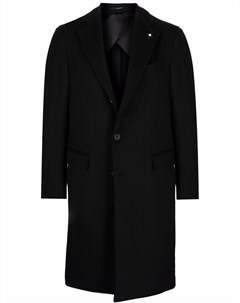 Однобортное шерстяное пальто Lardini