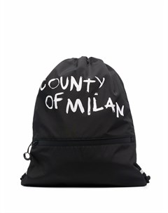 Рюкзак с кулиской и логотипом Marcelo burlon county of milan