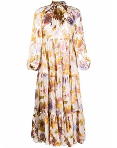 Платье макси с цветочным принтом Zimmermann