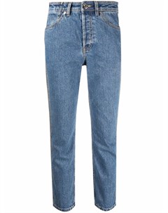 Укороченные джинсы с завышенной талией Lanvin