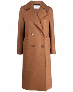 Двубортное пальто строгого кроя Harris wharf london