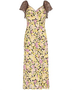 Платье с вырезами и цветочным принтом Rixo