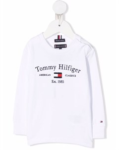 Толстовка из органического хлопка с логотипом Tommy hilfiger junior