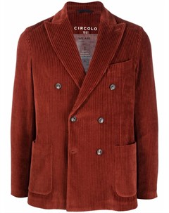 Двубортный вельветовый пиджак Circolo 1901