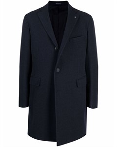Однобортное пальто из смесовой шерсти Tagliatore