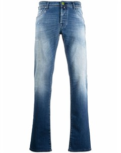 Прямые джинсы с эффектом потертости Jacob cohen