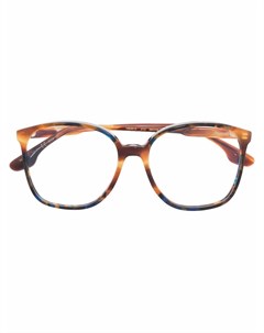 Очки в квадратной оправе черепаховой расцветки Victoria beckham eyewear