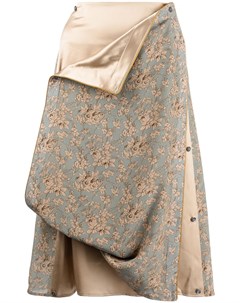 Шелковая юбка с цветочным принтом Y/project