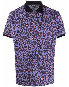 Рубашка поло с леопардовым принтом Just cavalli
