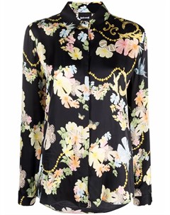 Рубашка с длинными рукавами и цветочным принтом Just cavalli