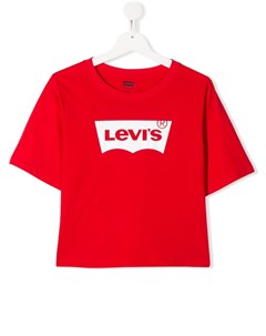 Футболка с круглым вырезом и логотипом Levi's kids