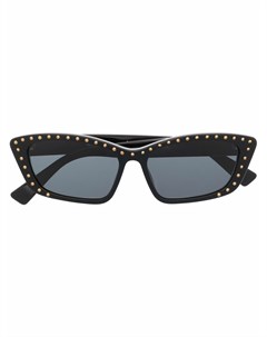 Солнцезащитные очки в оправе кошачий глаз с заклепками Moschino eyewear