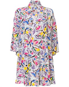 Платье рубашка с принтом Fendi pre-owned
