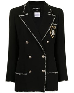 Двубортный пиджак Camelia 2005 го года Chanel pre-owned