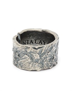 Кольцо с гравировкой из коллаборации с Johnny Edlind Nialaya jewelry