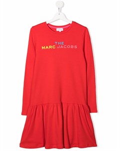 Платье с длинными рукавами и логотипом The marc jacobs kids