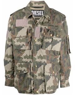 Твиловая куртка J Loyd CMF с камуфляжным узором Diesel
