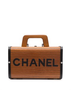 Деревянная косметичка 1995 го года с логотипом Chanel pre-owned