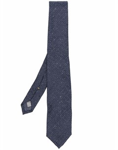 Шелковый галстук с вышивкой Canali