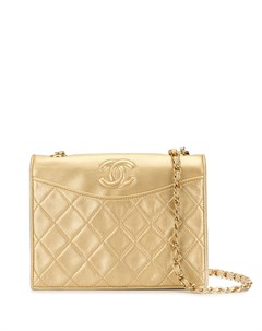 Стеганая сумка на плечо с логотипом СС Chanel pre-owned