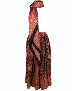 Комплект 1970 х годов из юбки и шарфа с цветочным узором A.n.g.e.l.o. vintage cult