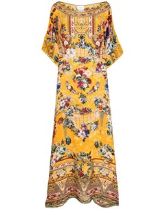 Платье кафтан макси с цветочным принтом Camilla