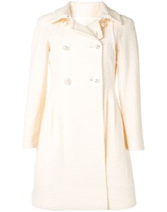 Двубортное пальто из ткани букле Chanel pre-owned